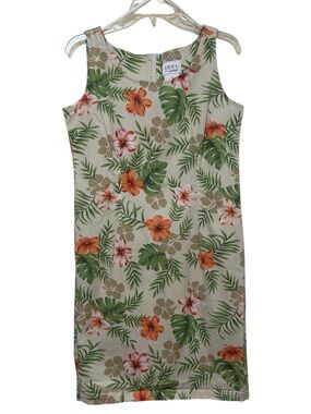 Erika Collection Tropical Floral Sheath Dress
